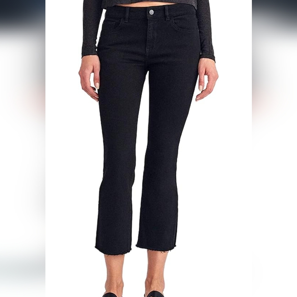 DL1961 Women's Lara Instasculpt Cropped Flare Jean 32 New W/ Tags $200+!